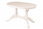 Стол обеденный Овальный-1300 (белая эмаль)