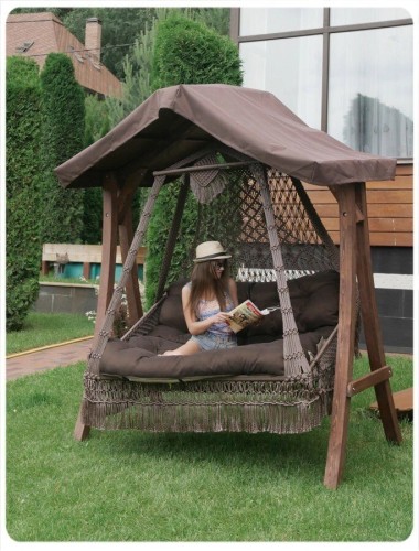 Деревянный каркас с крышей КАРАВЕЛЛА (для качелей СЕАРА) BF