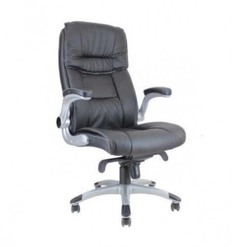 Кресло руководителя Орлеан ткань черная МБ пластик ИМ