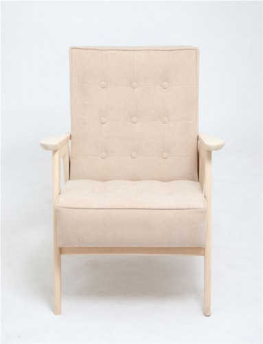 Кресло РЕТРО (беленый дуб / RS3 - бежевый)