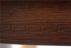 Стол овальный "Милорд-150" (90х150х200 / темный орех/патина темная)