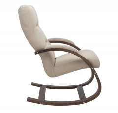 Кресло-качалка Милано (Орех текстура/ткань Малмо 05)