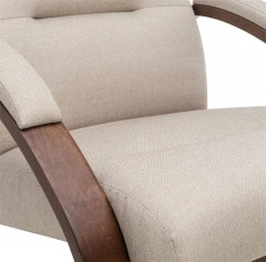 Кресло-качалка Милано (Орех текстура/ткань Малмо 05)