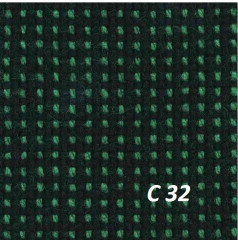 Стул для посетителей ИЗО черный каркас ткань C32 зеленый\черный