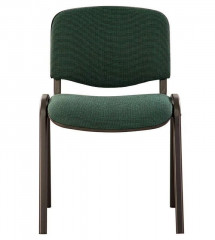 Стул для посетителей ИЗО черный каркас ткань C32 зеленый\черный
