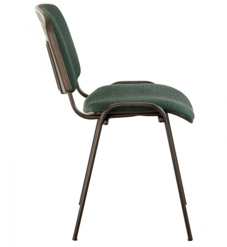 Стул для посетителей ИЗО черный каркас ткань C32 зеленый\черный