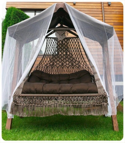 Подвесные качели SEARA в с подушками и каркасом КАРАВЕЛЛА BF