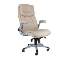Кресло руководителя Орлеан экокожа крем МБ пластик ИМ