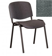 Стул для посетителей ИЗО черный каркас ткань серая C73