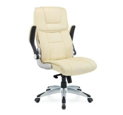 Кресло руководителя Орлеан экокожа крем МБ пластик ИМ