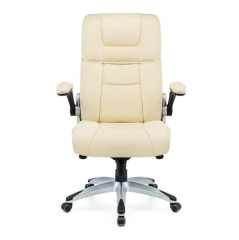 Кресло руководителя Орлеан экокожа крем МБ пластик ИМ