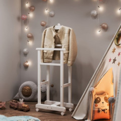 Детская напольная вешалка Кроха. Белая