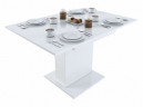 Стол раскладной "TURIN" квадратный (Белый/Глянец)