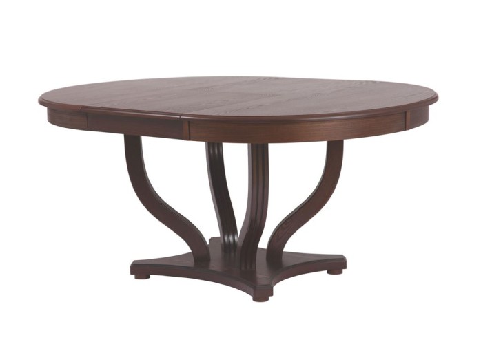 Стол круглый "Милорд-120" (Милорд-120 стол круглый (120х170/ темный орех/патина темная)
