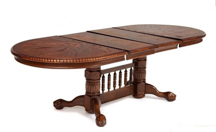 Стол обеденный овальный раскладной 4296-SWC Oakland (107х164(244) х77) TCH