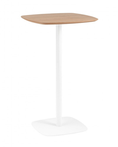 Стол барный STOOL GROUP Form 60*60 Светлое дерево/Белый