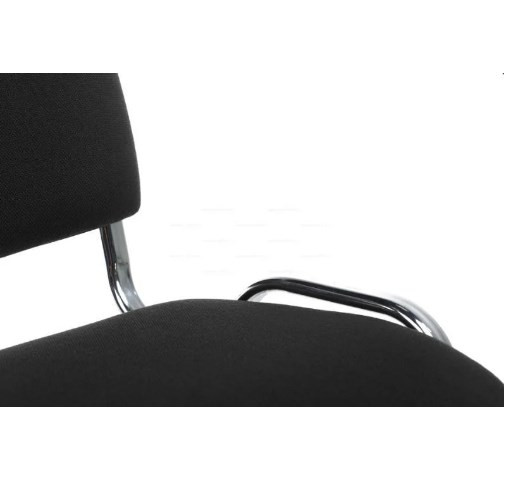 Стул офисный ИЗО (iso) хром ткань серая