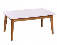 Стол "Дилан" (молочный дуб/светлый дуб) Вис
