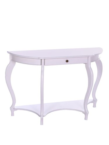 Консоль "Реин" (молочный дуб) Вис