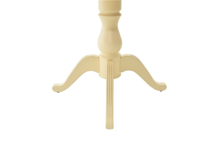 Стол "Фабрицио-1" раздвижной (D 1000 / Цвет дерева:Тон 10 Слоновая кость RAL 1015)