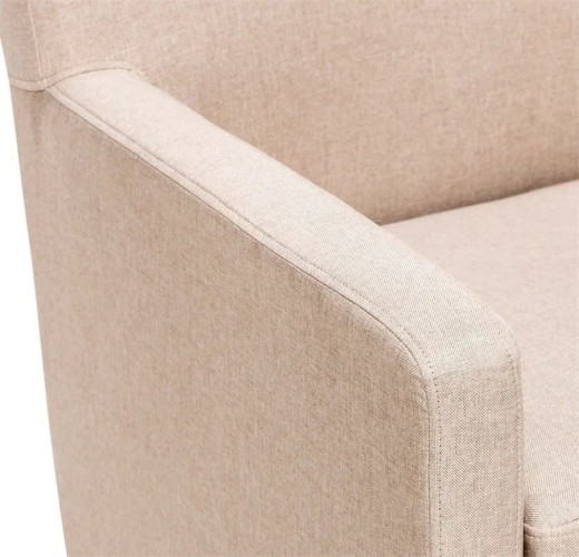 Кресло "Флетчер" (Чёрный / ткань Kiton 02)