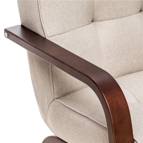 Кресло Модена  (Орех тестура/ткань Малмо 05, кант Малмо 05)