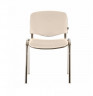 Стул для посетителей ИЗО черный каркас кожзам V18 бежевый WIN