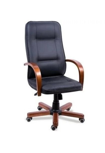 Кресло руководителя Премьер экокожа корич/дерево МТГ ИМ