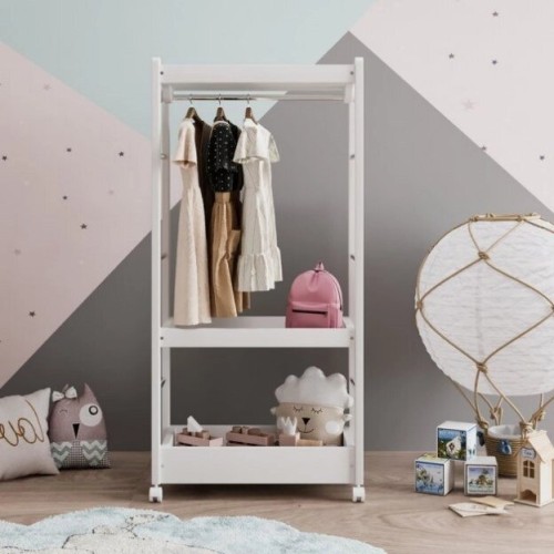 Детская напольная вешалка Малыш (белый)