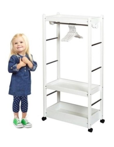 Детская напольная вешалка Малыш (белый)