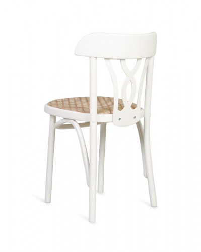 Стул "Астра Восьмерка" мягкий (белая эмаль/ткань)