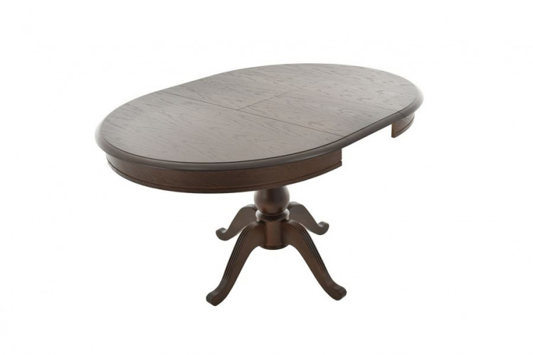 Стол "Фабрицио-1" раздвижной (D 1000 / Цвет дерева: Тон 7 Орех темный)