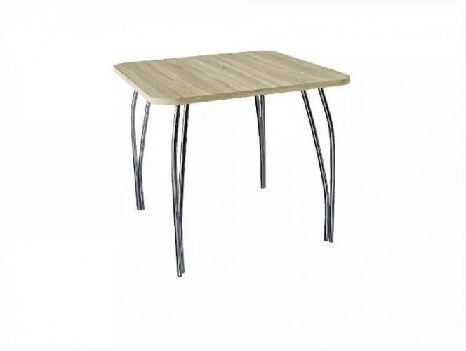 Стол для кафе ВТ квадратный 830х830 ЛДСП 22 мм дуб сонома