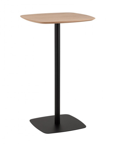 Стол барный STOOL GROUP Form 60*60 Светлое дерево/Черный