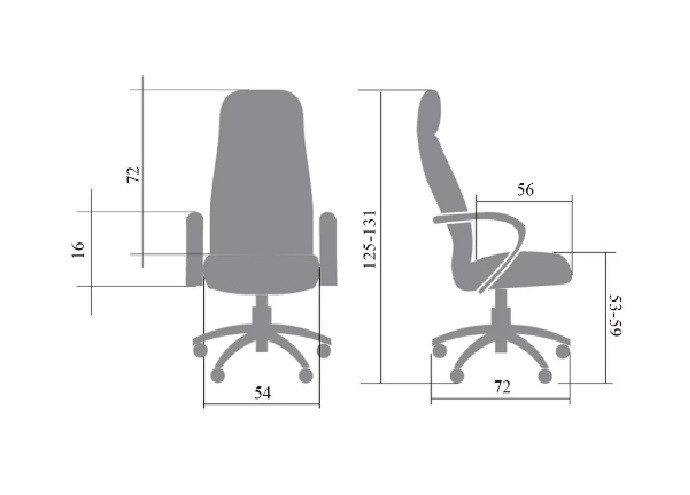 Кресло руководителя Честер экокожа черная МБ, дерево ИМ