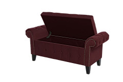 Пуф "Толедо" (Торокс) бордовый