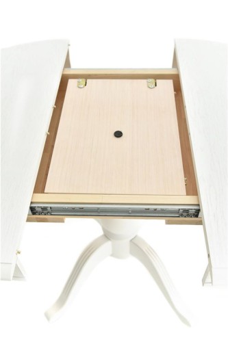 Стол "Фабрицио-1" раздвижной (D 820 / Цвет дерева:Тон 9 Эмаль белая)