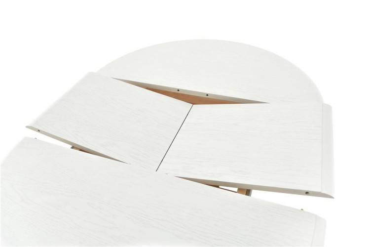 Стол "Фабрицио-1" раздвижной (D 820 / Цвет дерева:Тон 9 Эмаль белая)