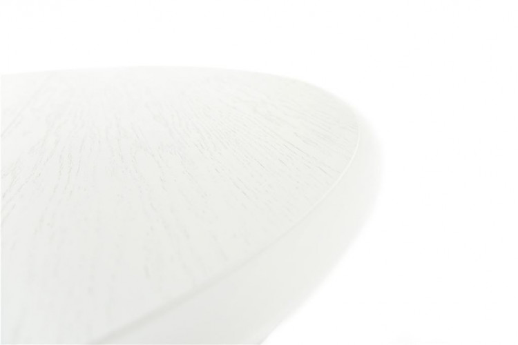 Стол "Фабрицио-1" раздвижной (D 820 / Цвет дерева:Тон 9 Эмаль белая)