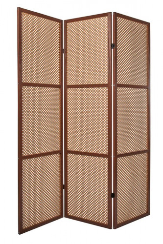 Ширма Gloria-3 (каркас орех / вставка орех)