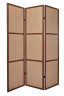 Ширма Gloria-3 (каркас орех / вставка орех)