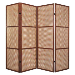 Ширма Gloria-4 (каркас орех / вставка орех)