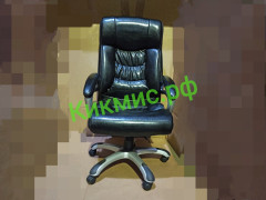 Кресло руководителя Аллегро экокожа Молеро черный/пластик ИМ