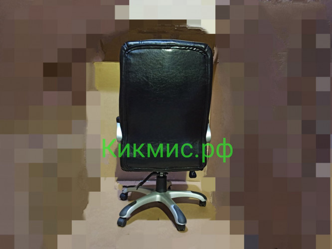 Кресло руководителя Аллегро экокожа Молеро черный/пластик ИМ