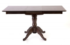 Стол на одной ноге Альт-110 раздвижной (Шоколад/массив березы, Шпон)