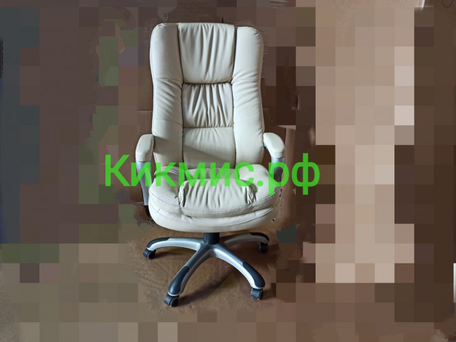 Кресло руководителя Авокадо (экокожа крем/пластик) ИМ