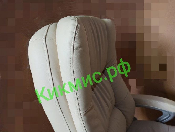 Кресло руководителя Авокадо (экокожа крем/пластик) ИМ