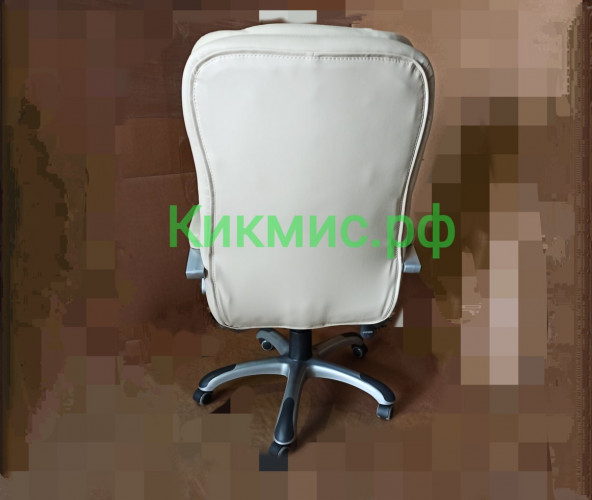 Кресло руководителя Авокадо (экокожа крем/пластик) ИМ