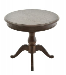 Стол "Фабрицио-1" раздвижной (D 820 / Цвет дерева: Тон 7 Орех темный)