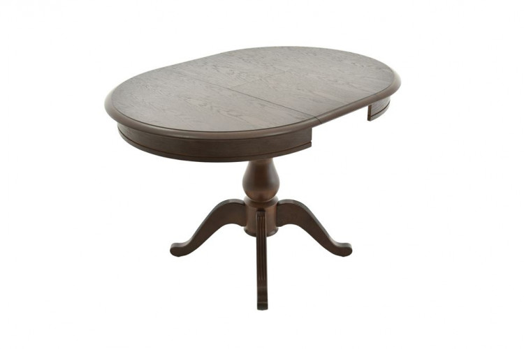 Стол "Фабрицио-1" раздвижной (D 820 / Цвет дерева: Тон 7 Орех темный)